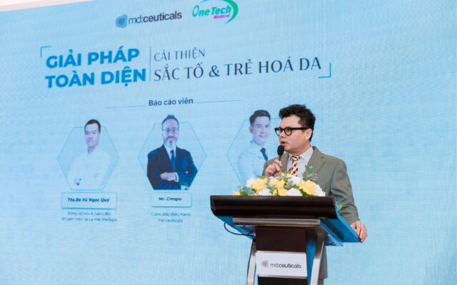 CEO Phạm Chương - Giám đốc One Tech, đơn vị nhập khẩu và phân phối chính thức md:ceuticals tại Việt Nam.